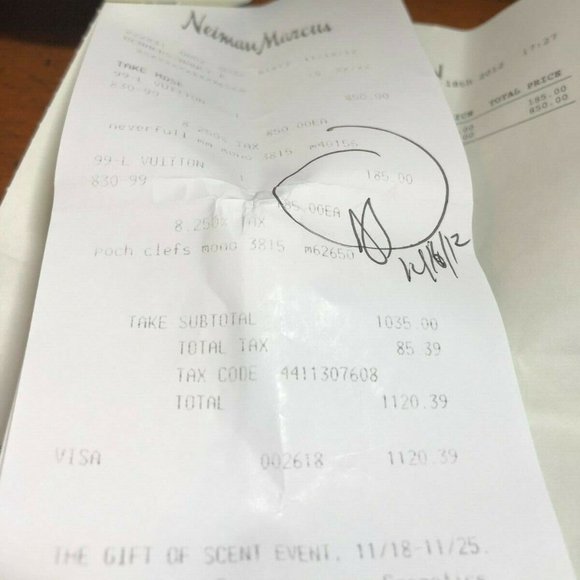 Authentic Louis Vuitton M40156 Neverfull MM Bag - Picture 7 of 8